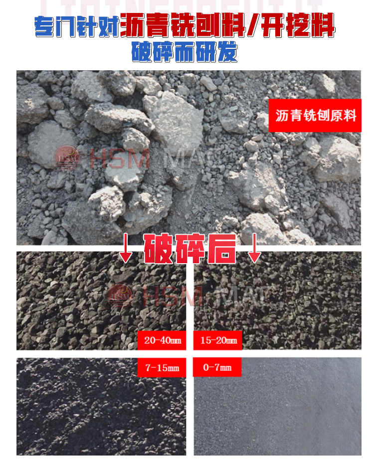 柔性齒輥破碎機 瀝青再生料破碎機 銑刨料破碎機 廢舊路面破碎機 
}
