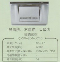 【易清洗 不漏油 吸油煙機 CXW-200-JC10系列】價格,廠家,圖片,油煙機,江陰市華士海平電器商行-